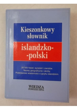 Kieszonkowy słownik islandzko-polski
