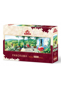 Puzzle 1000 Panorama Romantyczny spacer