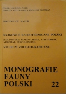 Monografie fauny Polski Tom 22