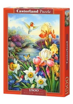 Puzzle 1500 Złote Irysy CASTOR
