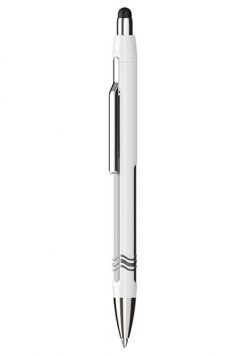 Długopis automatyczny SCHNEIDER Epsilon Touch, XB, srebrny/biały