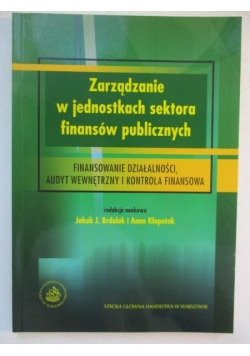 Zarządzanie w jednostkach sektora finansów publicznych