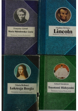 Lincoln/ Maria Skłodowska-Curie/Toyotomi Hideyoshi/Lukrecja Borgia