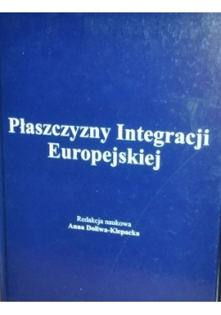 Płaszczyzny integracji  Europejskiej