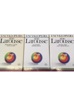 Encyklopedia Memo Larousse Tom 1-3, 3 książki