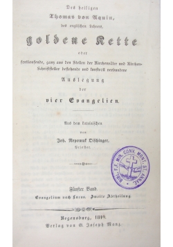Goldene Kette,1849r.