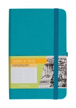 Notes A6 Linia Romantyzm Turkusowy ANTRA