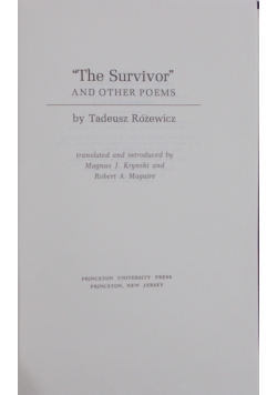 ,,The Survivor'' and other poems