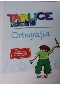 Tablice szkolne, ortografia