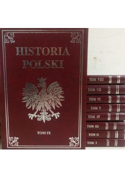 Historia Polski ,zestaw 9 książek