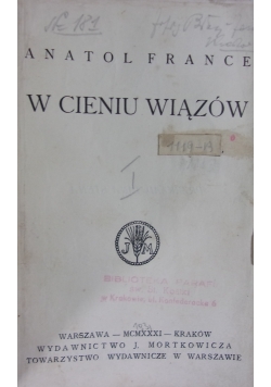 W Cieniu Wiązów ,1931r.
