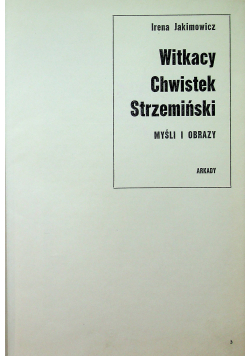 Witkacy Chwistek Strzemiński