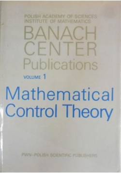 Mathematical Control Theory, vol 14