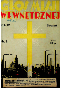 Głos Misji wewnętrznej rok IV 12 numerów 1935 r.