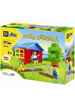 Klocki MUBI Dom Drwala 38 elementów