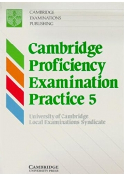 Cambridge Proficiency Examination Practice 5