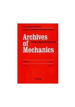Archiwum Mechaniki Stosowanej, vol 47