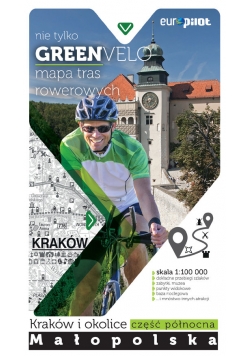 Kraków i okolice- część północna mapa tras rowerowych