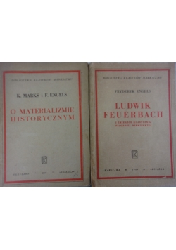 Ludwik Feuerbach/ O Materialiźmie Historycznym ,1949r.