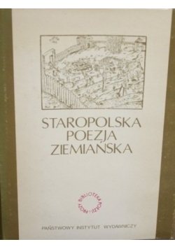 Staropolska poezja ziemiańska
