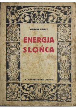 Energia Słońca 1922 r.