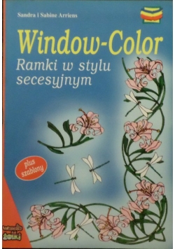 Window color Ramki w stylu secesyjnym