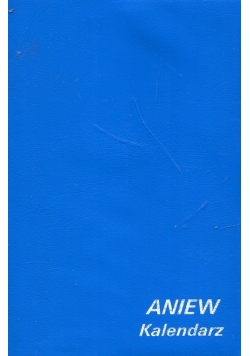 Kalendarz 2019 kieszonkowy Aniew niebieski