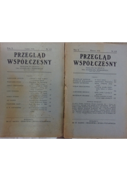Przegląd Współczesny Nr 107 i 111, 1931 r.