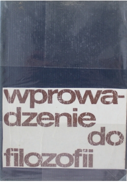 Wprowadzenie do filozofii