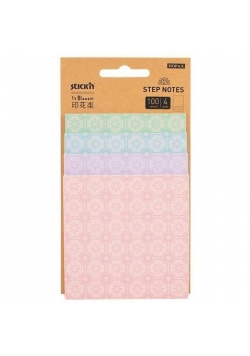 Notesy Magic Pads 4 stop. 4x25 kartek bloom kwiaty