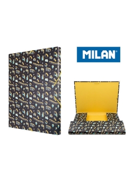 Teczka MILAN A4 gruba z gumką ICONS