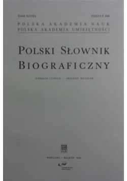 Polski słownik biograficzny, zesyt 188
