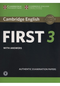 Cambridge English First 3 Student's Book with Answers with Audio