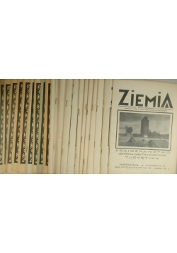 Ziemia dwutygodnik ,zestaw 22 zeszytów ,1929 r.