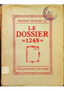 Le Dossier 1248  1926 r