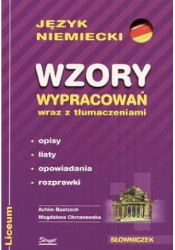 Język niemiecki wzory wypracowań