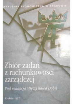 Zbiór zadań z rachunkowości zarządczej