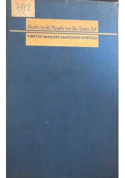 Briefe der heiligen Theresia, 1939 r.