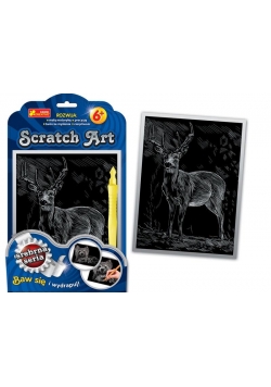 Scratch Art. Srebrna seria - Jeleń