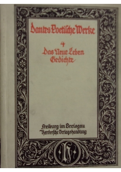 Dantes poetilche werke, 1908r.