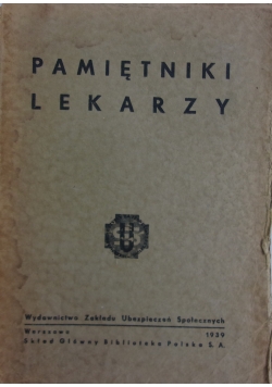 Pamiętniki lekarzy, 1939r.