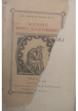 Miesiąc Maryi Saletyńskiej, 1937 r.