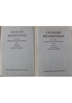 Choroby wewnętrzne Tom I i II
