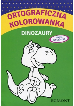 Ortograficzna kolorowanka Dinozaury