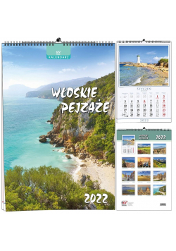 Kalendarz 2022 B3 13 plansz Włoskie pejzaże