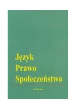Język, prawo, społeczeństwo