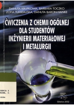 Ćwiczenia z chemii ogólnej dla studentów inżynierii materiałowej i metalurgii