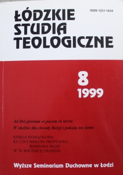 Łódzkie studia teologiczne   8