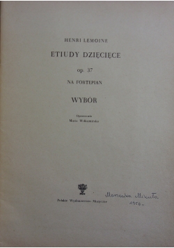 Etiudy dziecięce op.37