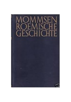Mommsen roemische geschichte, 1932r.